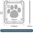 thumbnail image 5 of 2024 New,suitable Pet Flap Fly Screen with Magnet Dog Flap Cat Flap for Fly Screen Door Lockable pet door for cats/dogs, 5 of 5