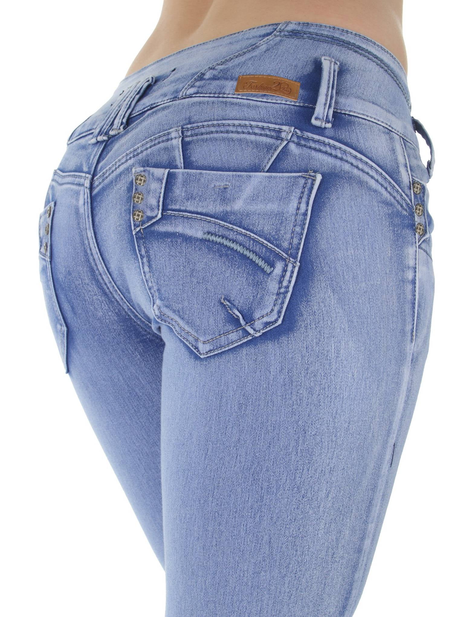 Fashion2love - Colombian Design, Butt Lift, Levanta Cola, Sexy Skinny Jeans - Walmart.com ...