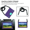thumbnail image 3 of Dteck Case for Samsung Galaxy Tab A7 Lite 8.7 inch 2021 Model SM-T220 T225, Heavy Duty Shockproof Kickstand Case with Removable Shoulder Strap/Flexible Handle Strap,Purple/Mint, 3 of 7