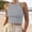 GY1, variant on Crop Tank Tops for Women Sleeveless Color Tops Solid Women's Tank Short Round Neck Vest Women's Blouse Going Out Tops Workout Camis Shirts Black L