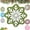 green2, variant on 40CM Christmas Decor Snowflake Bathroom Rug, Non-Slip Thick Washable Extra Soft Shaggy Absorbent Snowflake Pattern Bathroom Mats,Snowflake Welcome Mat Non Slip Round Shaped Washable Rug Decoration