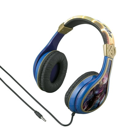 Avengers Infinity War Headphones for Kids with Built in Volume Limiting Feature for Kid Friendly Safe