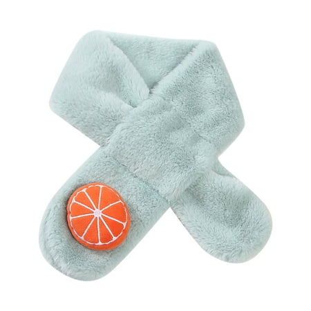 

Heiheiup 2022 Autumn And Winter New Boys And Girls Rabbit Orange Scarf Imitation Rabbit Plush Cartoon Suitable For 0 To 10 Years Old Children S Scarf Face Warmers for Women