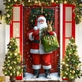 thumbnail image 4 of LmnLft Christmas Santa Claus Door Curtain, Holiday Front Door Decoration, Party Hanging Banner for Seasonal Home Decor, 4 of 6