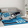 thumbnail image 3 of Blanket Carolina Personalized Plush Throw Blanket for Men Women Youth Gift, 3 of 6