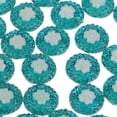 thumbnail image 2 of 50 Unids de Adornos Flatback Colores Diferentes de Resina Suitable para Decoración de Envoltura de Regalos Azul claro Sunnimix Botón de Flatback para artesanía, 2 of 8