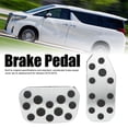 thumbnail image 4 of Powkky Accelerator Pad Brake Pedal Cover Set Aluminum Alloy Nonslip Replacement for Alphard 2015?2019, 4 of 10