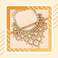 thumbnail image 4 of Jumpingount Collar Colgante de metal de cristal Babero para baile de graduación Encanto duradero Collares de piedras cortas Gargantilla de regalo Adornos Ropa, zapatos y accesorios Miscelánea Jumpingount AP015026-00, 4 of 6