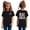 Black, variant on Double Digits Birthday Celebration T-Shirt for Girls Turning Ten Years Old Party Outfit T-Shirts Kids Short Sleeve Crewneck Solid Basic Tees Casual Tops