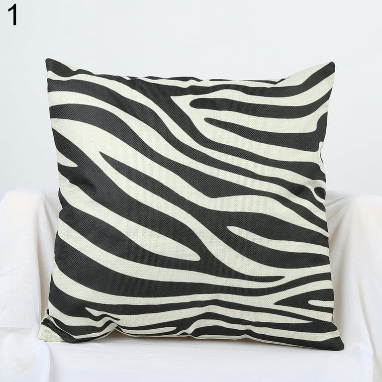 Zebra pillow cases top