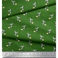 thumbnail image 2 of Soimoi Polyester Crepe Fabric Footprint,Cheese & Rat Kids Print Fabric by The Yard 52 Inch Wide, 2 of 3
