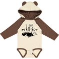 thumbnail image 3 of Inktastic I Love Camping- Tent and Trees Boys or Girls Long Sleeve Baby Bodysuit, 3 of 5