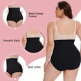 thumbnail image 3 of Anyfit Wear Women's Plus Size High Waisted Shapewear Tummy Control Panty Underwear Seamless Butt Lifter Slimming Briefs, 3 of 7