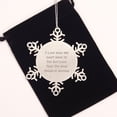 thumbnail image 2 of Funny Advisor Gifts from Family to Favorite Advisor - Snowflake Ornament for Christmas, 2 of 4
