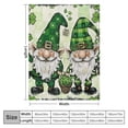 thumbnail image 4 of Orinice Gnomes Green Hat Folk Art Warm Lightweight Blanket Soft Fleece Throw Blanket for All Seasons Living Rooms Sofa Decor Cow Gifts Exquisite Gifts 40x50in, 4 of 6