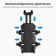 thumbnail image 4 of Yeacher Motorcycle Phone Mount, 360° Rotatable Adjustable Bike Phone Holder Motorcycle Handlebar Phone Bracket for, 4 of 8