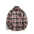 thumbnail image 1 of Blusa y camisa de manga larga con cuello vuelto para hombre Blusa de poliéster con solapa y bolsillos con botones de celda Return To The Ancients para hombre, 1 of 5