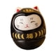 thumbnail image 3 of Figura de gato de la suerte de cerámica, muñeco de vaso de 1,4 x 1,4 x 1,5 pulgadas, accesorio decorativo para Negro, 3 of 9