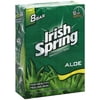 Irish Spring Aloe Deodorant Bar Soap, 3.75 oz bars, 8 ea (Pack of 2)