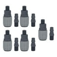 thumbnail image 2 of Conexión rápida con bloqueo automático, 5 juegos de conector rápido de conexión de manguera con bloqueo automático, artesanía superior, 2 of 14