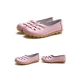 thumbnail image 4 of Gomelly Womens Casual Shoes Comfort Loafers Slip On Flats Breathable Boat Shoe Work Walking Pink 5, 4 of 4