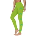 thumbnail image 2 of lcziwo St Patrick Day Leggings for Women Irish Green Shamrock Print Leggings Casual High Waist Butt Lifting Yoga Pants Holiday Tights Green M, Lightning Sale, 2 of 5