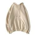 thumbnail image 1 of Leutsin 2021 New Men Casual Patchwork Hooded Top Blouse Sweatshirt With Pockets Coat, 1 of 2