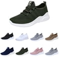 thumbnail image 2 of AUDeals Womens Slip On Shoes Ultra Lightweight Breathable Walking Shoes Non Slip Athletic Running Fashion Workout Gym Sneakers (Green, 9), 2 of 8
