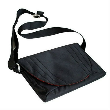 Black Travel Slim Nylon Messenger Case Bag for Apple iPad mini 4 3 (Best Ipad Mini Messenger Bag)