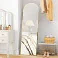 thumbnail image 2 of HOMCOM 64"x20" Full Length Mirror, Free Standing or Wall Mounted, Gold, 2 of 10
