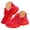 Red, variant on Women's Orthopedic Walking Shoes Plantar Fasciitis Lightweight Slip on Sneakers Comfortable Knitted Casual Running Shoes with Arch Support (Black,6.5)