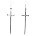thumbnail image 3 of Pendientes colgantes perfecl Joyas llamativas geniales Plata, 3 of 8