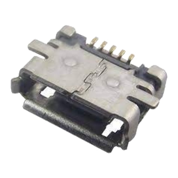 Pack of 5 1981584-1 USB - micro AB USB 2.0 Receptacle Connector 5 Position Surface Mount, Right Angle