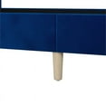 thumbnail image 5 of Scott Living Lakewood Platform Bed in Blue Velvet, 5 of 6