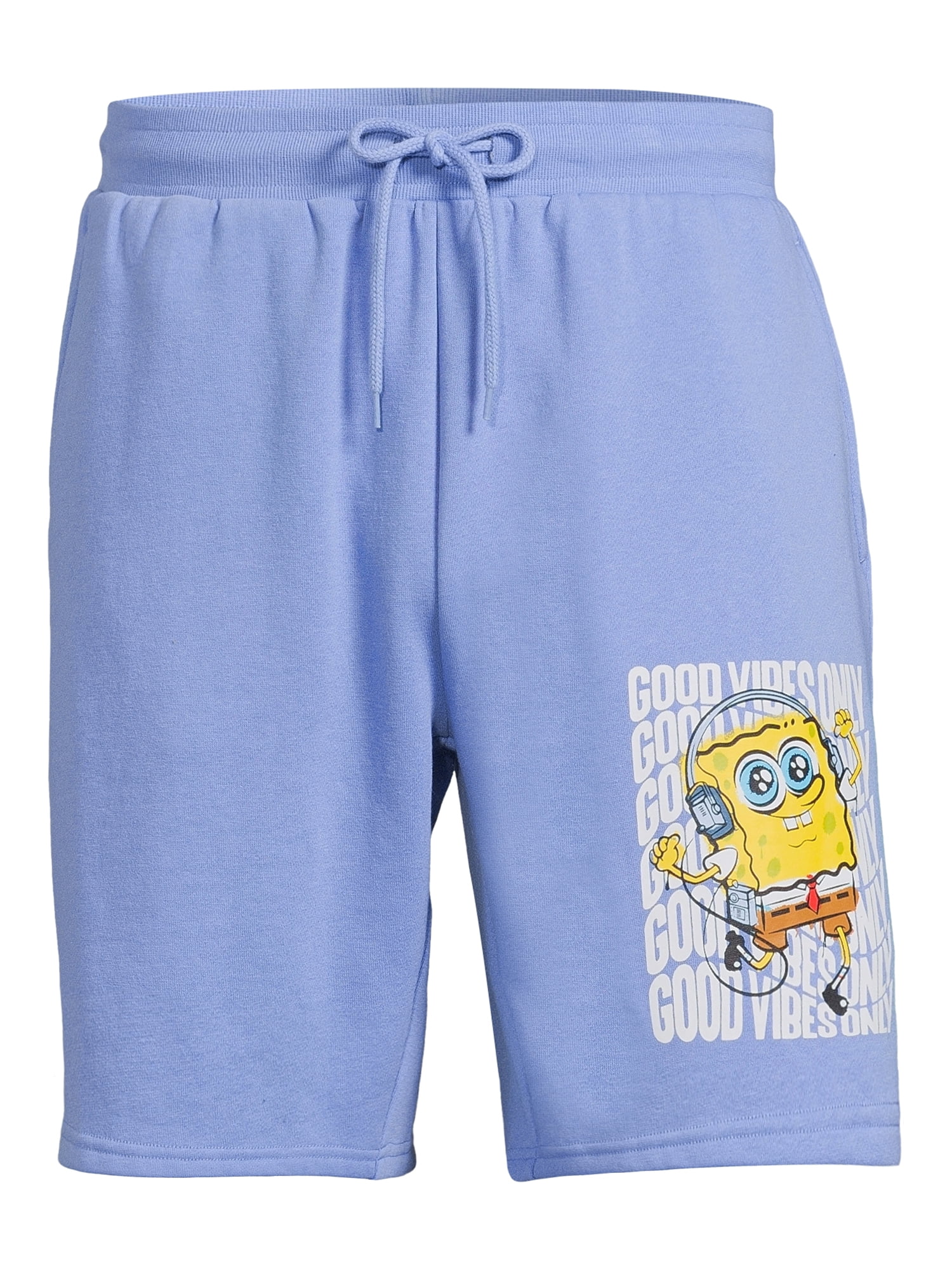 SpongeBob SquarePants Men’s Graphic 9” Jogger Shorts, Sizes S-3XL