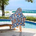 thumbnail image 3 of Yayeee Kids Hooded Towel with Hand Pockets Beach Soft Absorbent Bath Wrap 50 x 23.5 inch, Modern Color Circle, 3 of 5