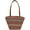 Pink, variant on Kukuzhu Women Large Beach Tote Bag Hand-woven Stripe Beach Travel Straw Handbag Shoulder Bag