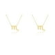thumbnail image 4 of Collar de amistad Sonducket doce signos del zodiaco constelaciones colgante Escorpio oro, 4 of 6
