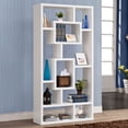 thumbnail image 2 of Corey 71-inch 10-shelf Bookshelf White, 2 of 10