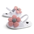 thumbnail image 5 of ZACPNCV Baby Soft Sole Walking Shoes Sunflower Design Newborn Crib Sandals Toddler Breathable First Walkers Summer, 5 of 7