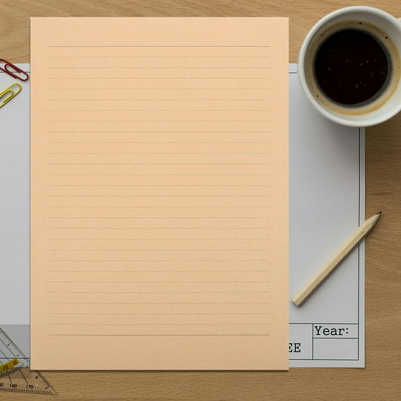 HOMEMAXS Lined Stationery Paper for Daily Use Writing and Printing 100 Sheets