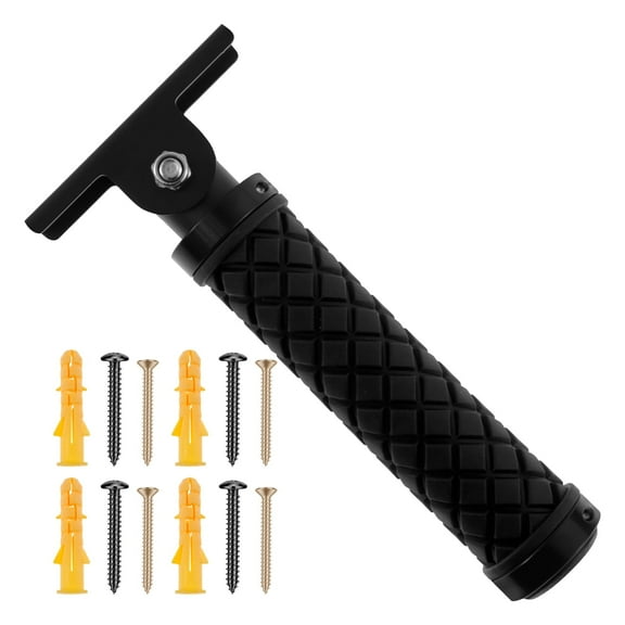 Threns Doorway Flip Assist Handle Nonslip Door Assistant Support Grip Handle Multifunctional Flip Up Grab Bar Supports Up to 350 Pounds for Elderly Disabled People with Limited Mobility