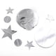thumbnail image 4 of Guirnalda de papel con estrellas brillantes de 13 pies para decoraciones de festivales de Año Nuevo plata, 4 of 9