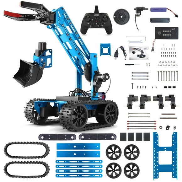 Robotic Arm Kit, Robot Kit for Kids Age 8+,STEM Building Toys 4-DOF Electronic Programming DIY Robots for Boys and Girls, Educational Science Project