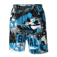 thumbnail image 5 of Kll Football Time Men'S Casual Summer Beach Shorts Hawaiian Shorts With Pockets-Xx-Large, 5 of 9
