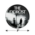 thumbnail image 3 of The Exorcist Logo and Silhouette Kitchen Refrigerator Locker Button Magnet, 3 of 6