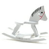 Miniature White Rocking Horse-CL10930