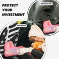 thumbnail image 4 of Xecao Memorial Day1 Pattern Car Seat Back Protector 2 Pack Large Capacity Pocket, Kick Mats Back Seat Protector, 4 of 8