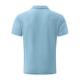 thumbnail image 7 of Breeze Polo Shirts for Men Short Sleeve Beer Belly Collared Textured Shirt Stretchy Quick Dry Golf Casual Cool Tops, M, 7 of 7