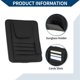 thumbnail image 4 of Organizador de visera de sol para automóvil Unique Bargains / Bolsa de almacenamiento con soporte para gafas de sol y ranura para tarjetas / 1 Pc Negro, 4 of 7